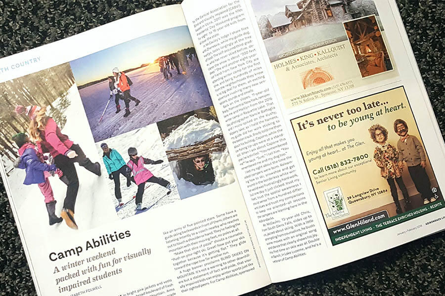 Adirondack Life Magazine Winter Camp Abilities Article