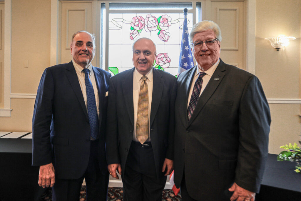 Group photo of Turnbull, Nehme, and Welsh