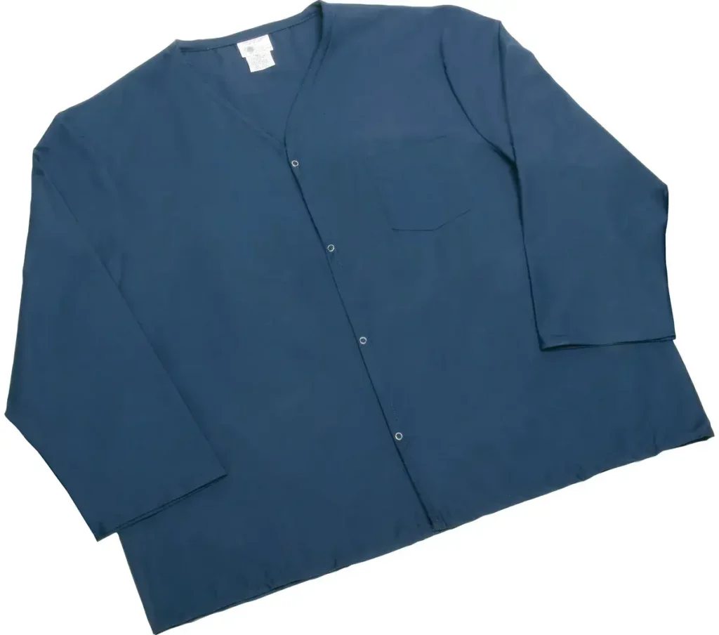 dark blue pajama shirt