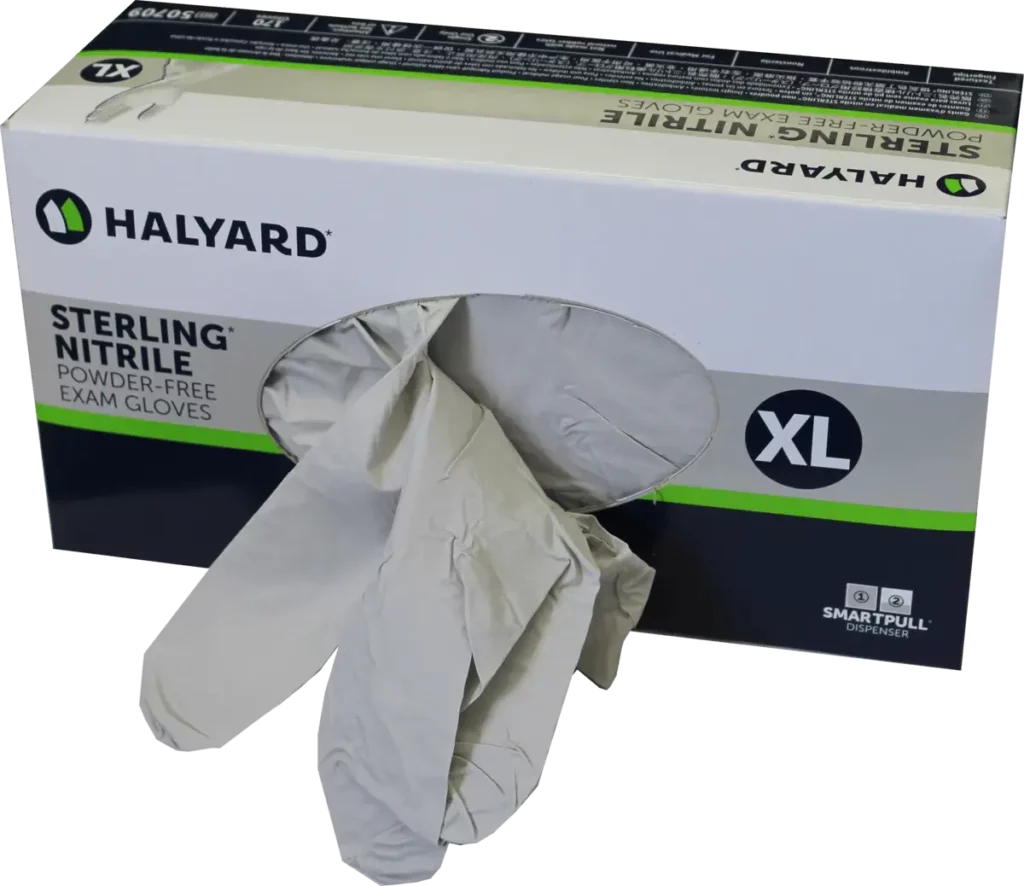 halyard exam gloves