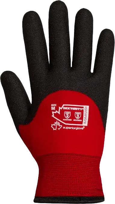 red work gloves