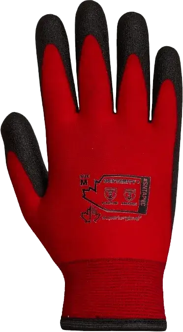 red work gloves