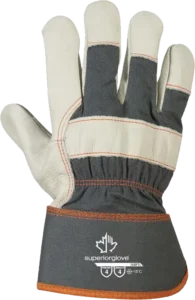 tan work gloves