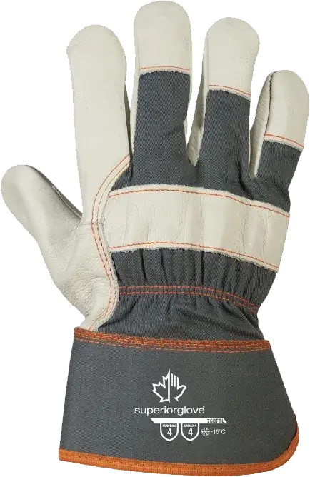 tan work gloves